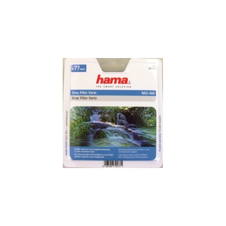 Hama filtr šedý Vario ND2-400, 77 mm