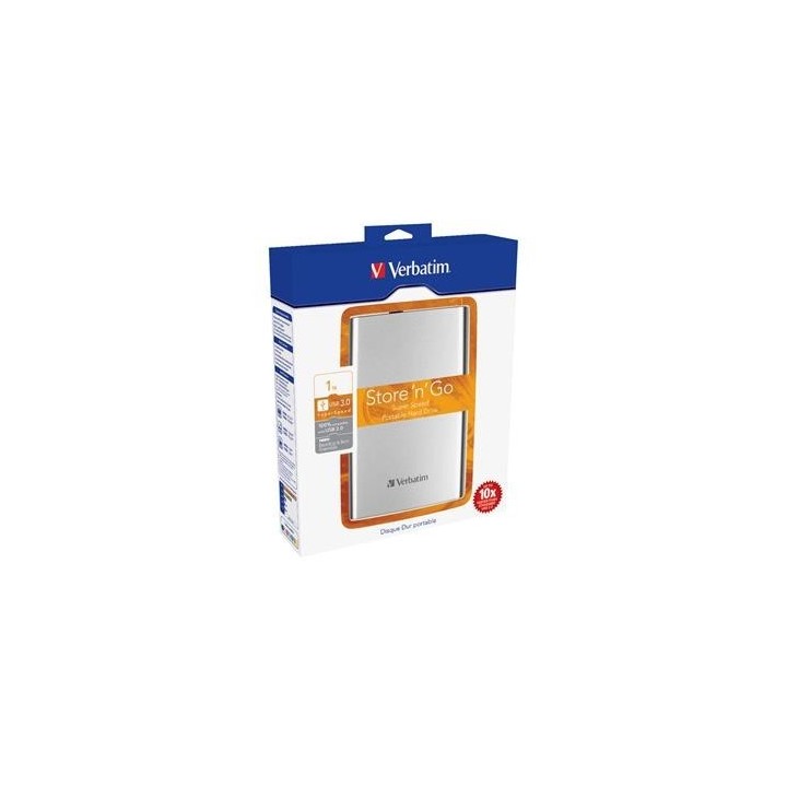 VERBATIM HDD 2,5” 1TB USB 3.0 Silver