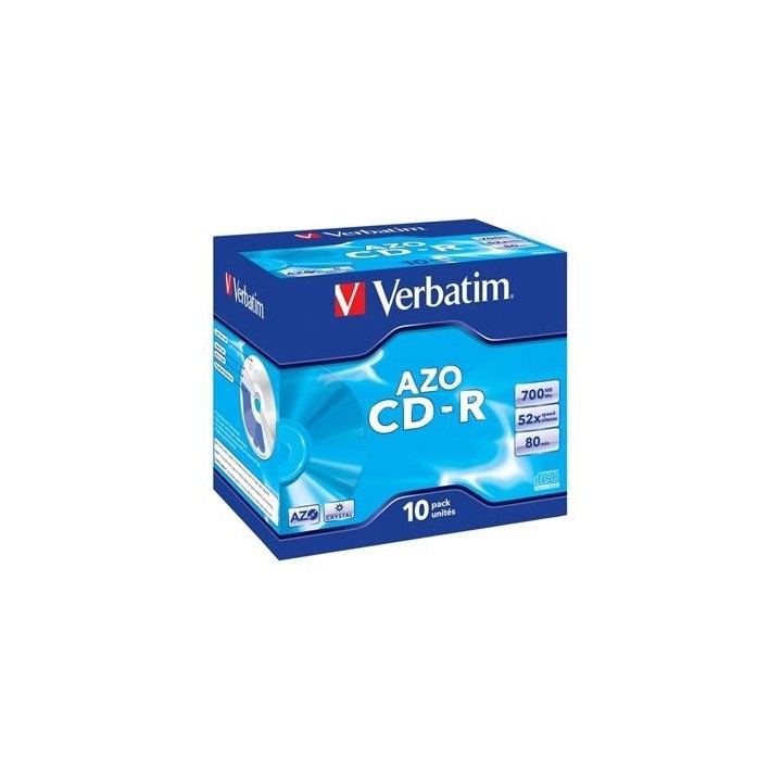 VERBATIM CD-R 80 52x CRYST. box 10pck