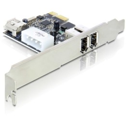 Delock karta PCI Express FireWire A 2+1 Porty