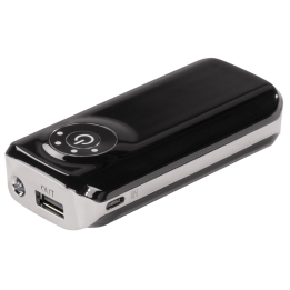Hama Power Pack 5200 mAh, s LED svítidlem, černý