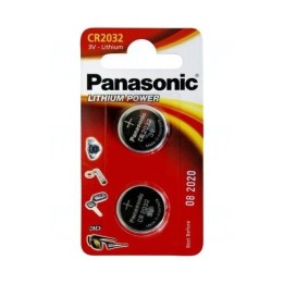Baterie Panasonic CR2032, DL2032, BR2032, LM2032, 3V, blistr 2 ks