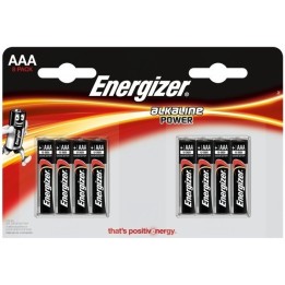 Baterie Energizer Alkaline Power AAA, LR03, mikrotužková, 1,5V, blistr 8 ks