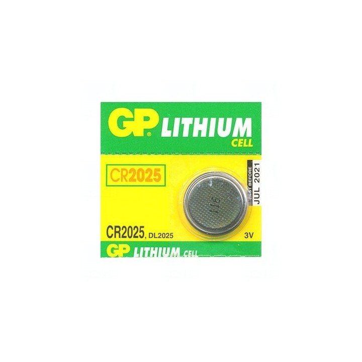 Baterie GP CR2025, DL2025, BR2025, 3V, blistr 1ks