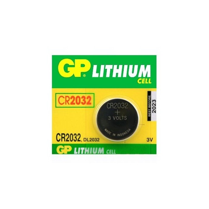 Baterie GP CR2032, DL2032, BR2032, LM2032, 3V, blistr 1ks