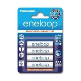 Baterie Panasonic Eneloop BK-4MCCE, AAA 800mAh, blistr 4ks