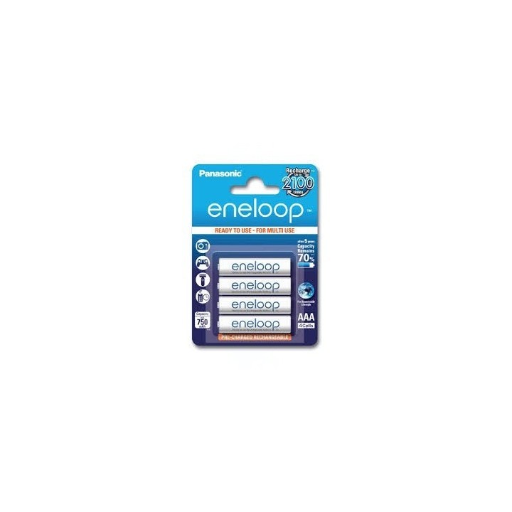 Baterie Panasonic Eneloop BK-4MCCE, AAA 800mAh, blistr 4ks