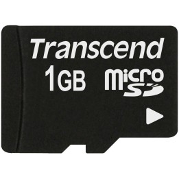 Transcend 1GB microSD paměťová karta (bez adaptéru)