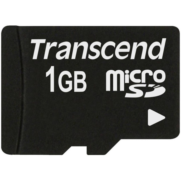 Transcend 1GB microSD paměťová karta (bez adaptéru)