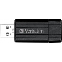 VERBATIM USB Flash Disk Store 'n' Go PinStripe 8GB, černý