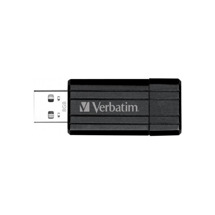 VERBATIM USB Flash Disk Store 'n' Go PinStripe 8GB, černý