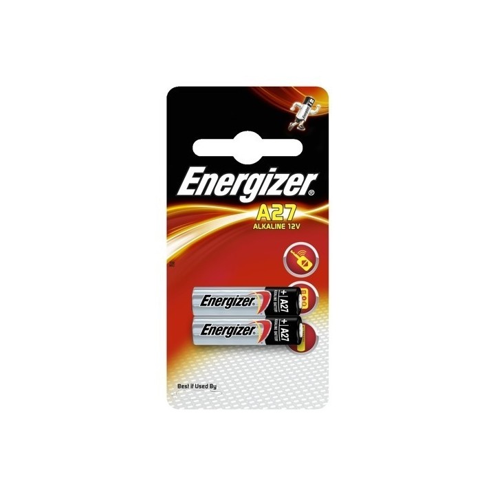 Baterie Energizer 27A, A27, E27A, V27A, MN27, G27A, 12V, blistr 2ks