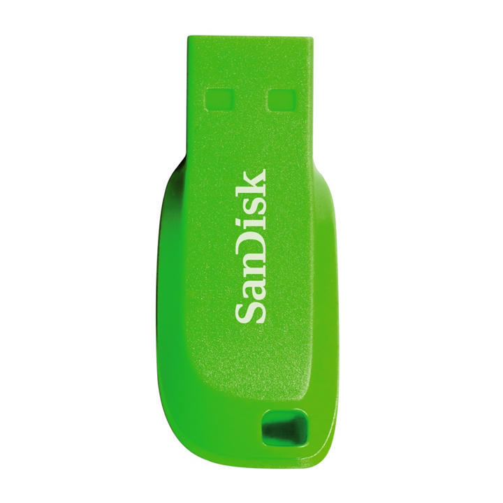 SanDisk FlashPen-Cruzer™ Blade 64 GB elektricky zelená
