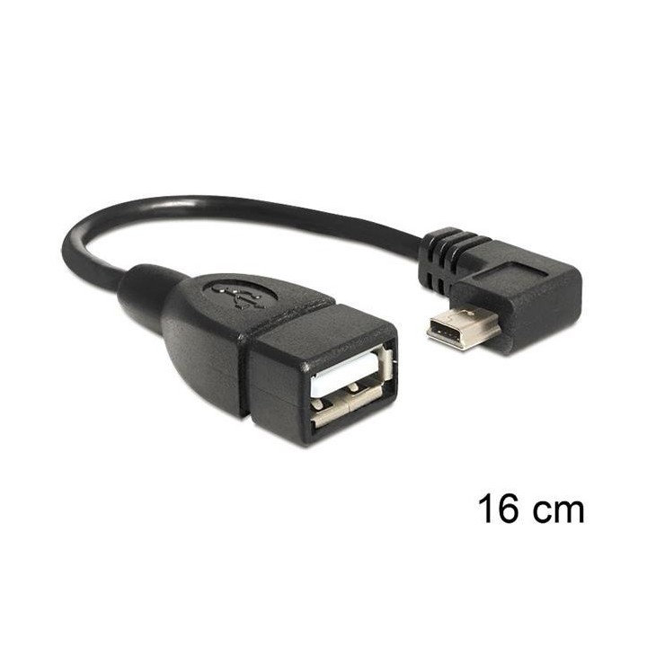 Delock kabel USB mini samec  USB 2.0-A samice OTG 16 cm