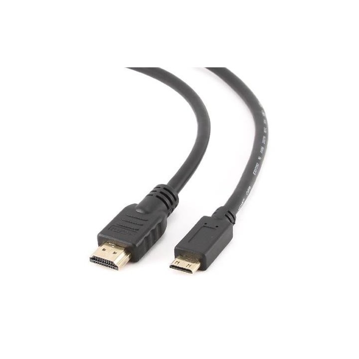 Kabel GEMBIRD HDMI-HDMI mini 1,8m, 1.4, M / M stíněný, zlacené kontakty, černý