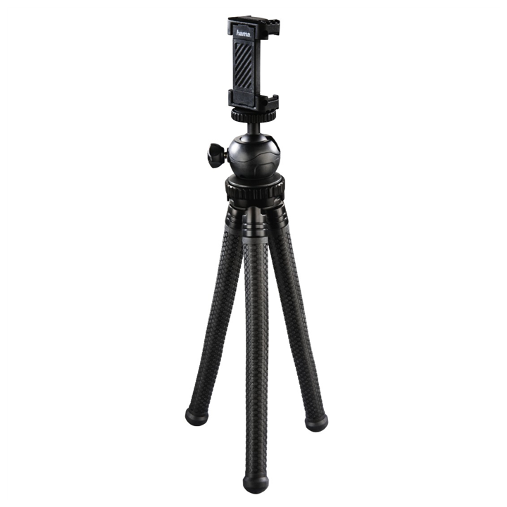 Hama stativ 'FlexPro 3v1' pro fotoaparáty, GoPro kamery a smartphone, 27 cm, černý, krabička