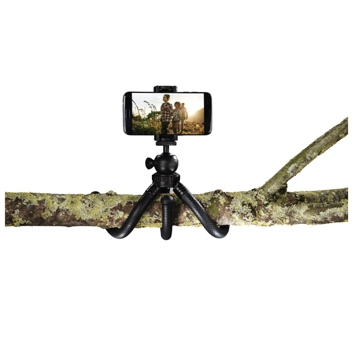 Hama stativ 'FlexPro 3v1' pro fotoaparáty, GoPro kamery a smartphone, 27 cm, černý, krabička