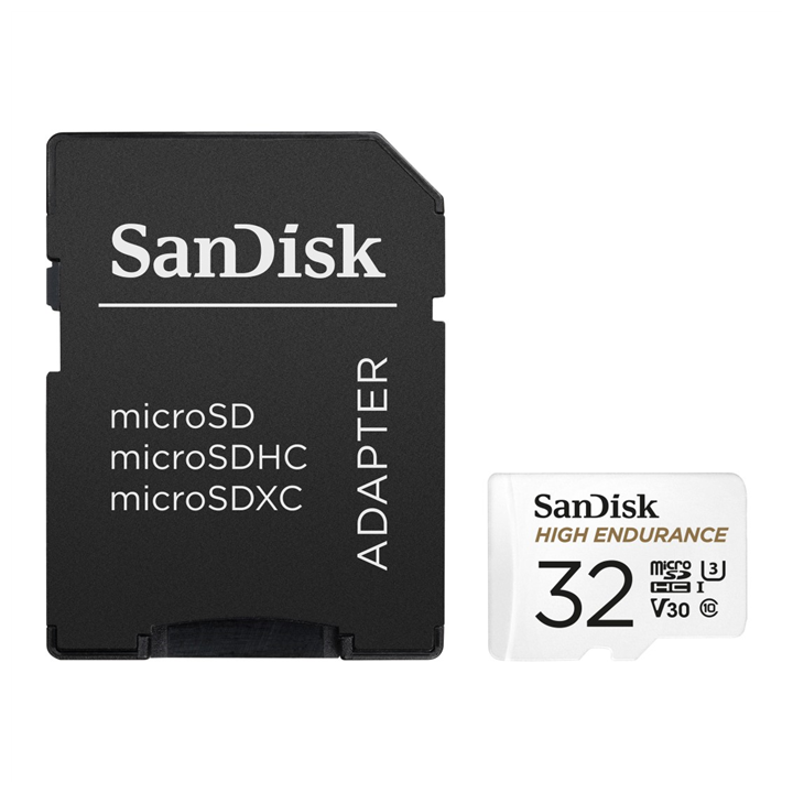 SanDisk microSDHC High Endurance Video 32 GB C 10 U3 V30, adaptér, NÁHR. ZA 139712