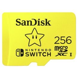 Sandisk Nintendo Switch micro SDXC 256 GB 100 MB/s A1 C10 V30 UHS-1 U3