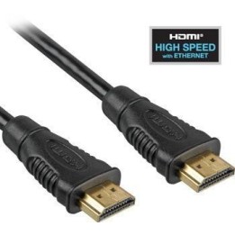 PremiumCord HDMI High Speed + Ethernet kabel, zlacené konektory, 1m