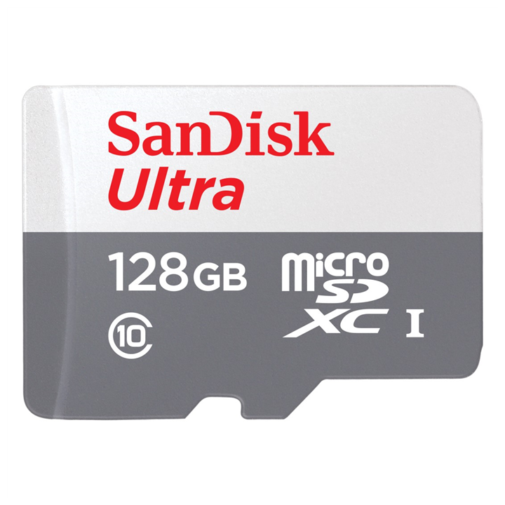 SanDisk Ultra microSDXC 128GB 100MB/s Class 10 UHS-I, s adaptérem