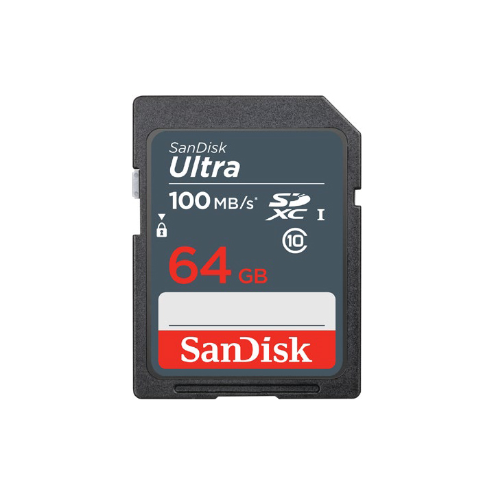 SanDisk Ultra 64GB SDXC Memory Card 100MB/s