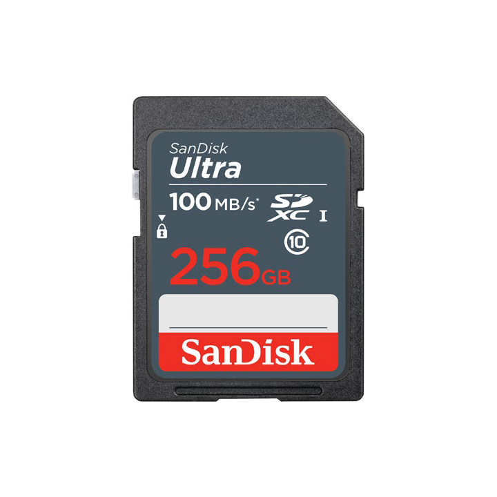 SanDisk Ultra 256GB SDXC Memory Card 100MB/s