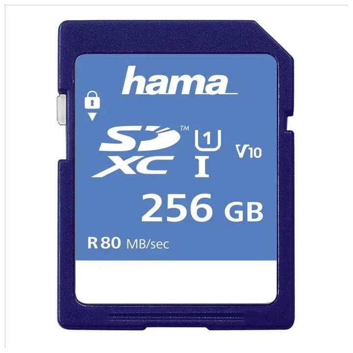 Hama SDXC 256 GB Class 10, UHS-I 80 MB/s