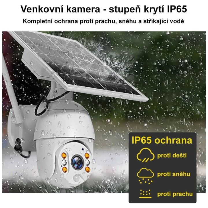 Solární otočná wi-fi IP kamera Innotronik IUB-BC20