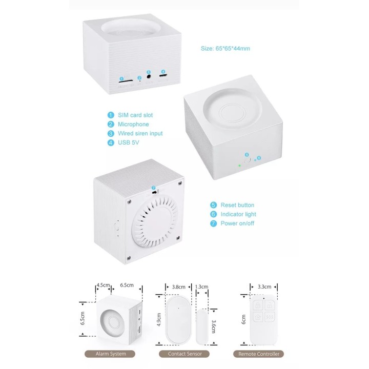 Bezdrátový alarm systém Innotronik ITY-AK301 - wifi / GSM