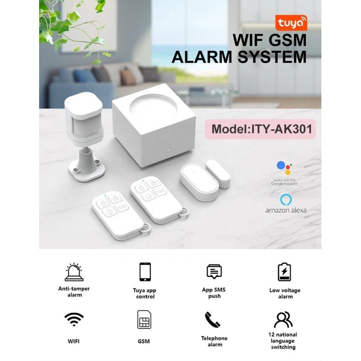 Bezdrátový alarm systém Innotronik ITY-AK301 - wifi / GSM