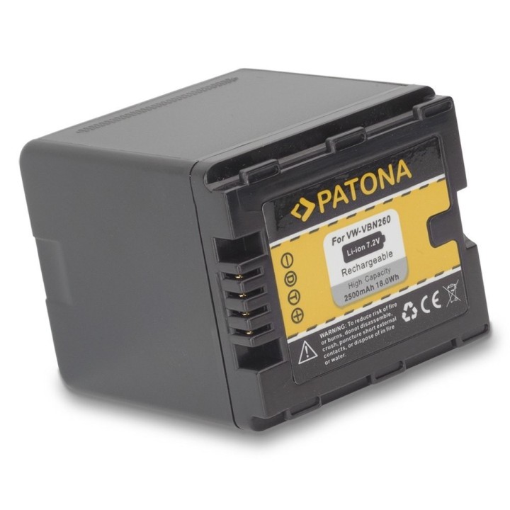 PATONA baterie kompatibilní s Panasonic VBN260