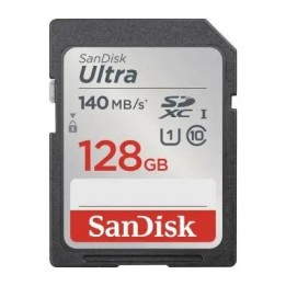 SanDisk Ultra 128 GB SDXC Memory Card 140 MB/s