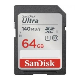 SanDisk Ultra 64 GB SDXC Memory Card 140 MB/s