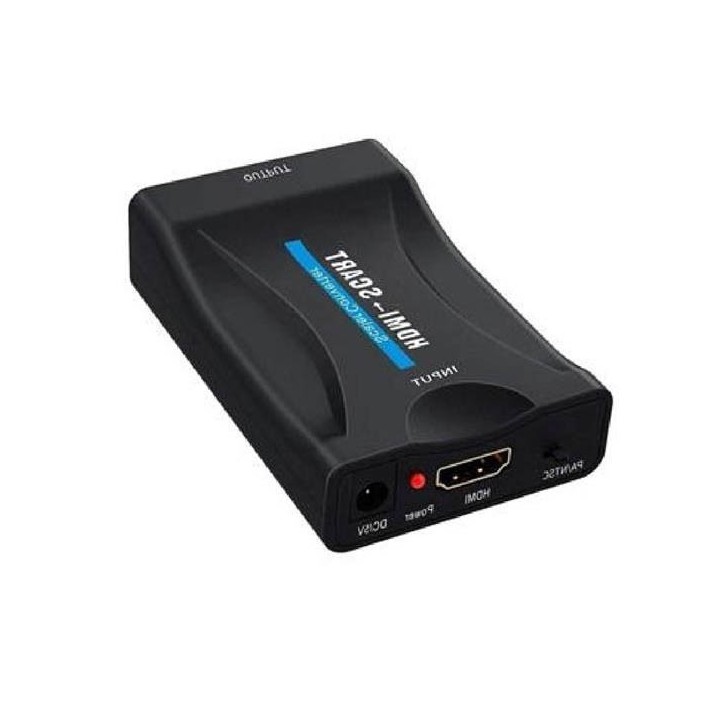PremiumCord Převodník HDMI na SCART s napájecím zdrojem 230V