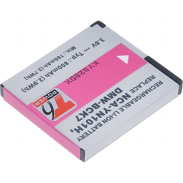 Baterie T6 power DMW-BCK7, DMW-BCK7E, NCA-YN101H, NCA-YN101F, NCA-YN101G