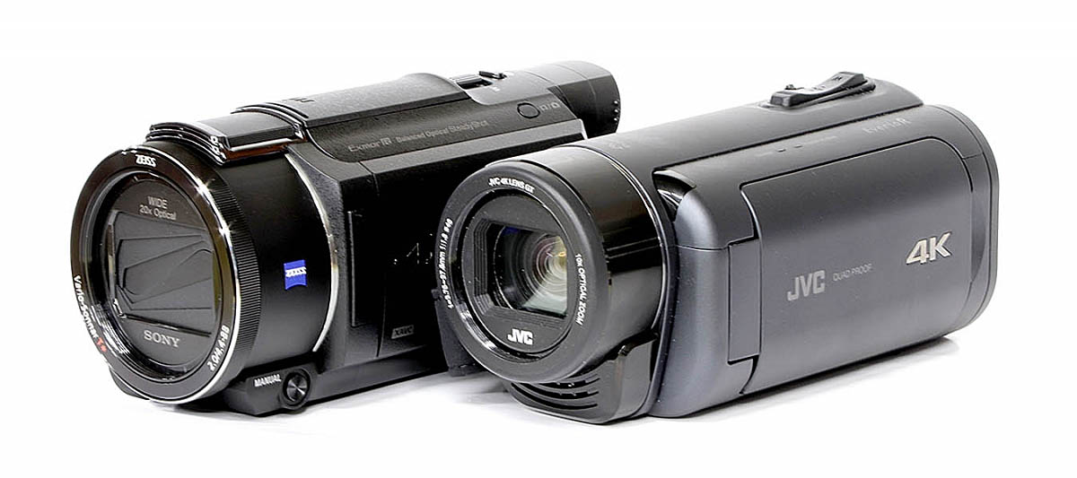 Dvojice videokamer s 4K: Sony AX53 a JVC RY980