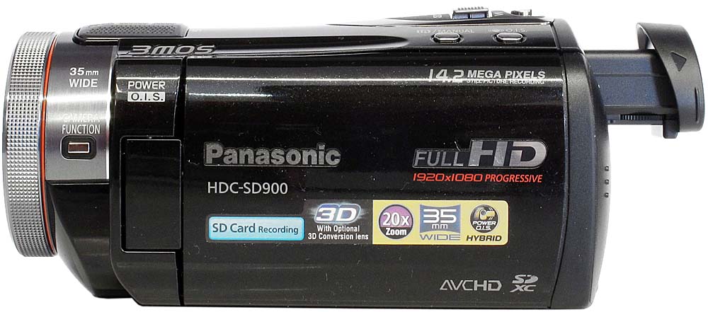 Videokamera Full-HD Panasonic HDC-SD900 má všech 5P