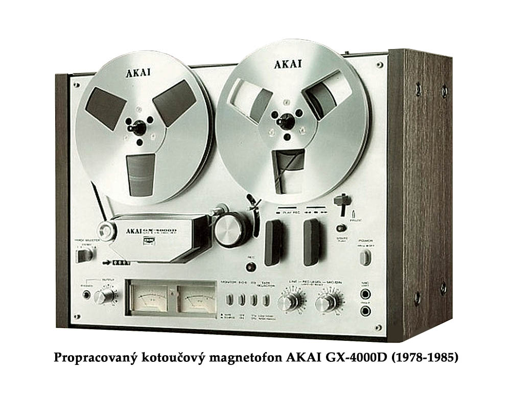 Vybavený Kotoučový magnetofon AKAI GX4000 Vybavený Kotoučový magnetofon AKAI GX4000