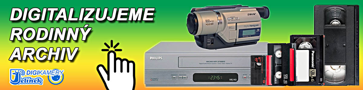 Digitalizujeme všechny páskové formáty Videozáznamu Digitalizujeme všechny páskové formáty Videozáznamu