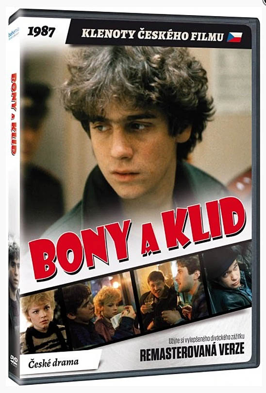 Legendární film Bony a Klid: přebal nosiče s filmem...