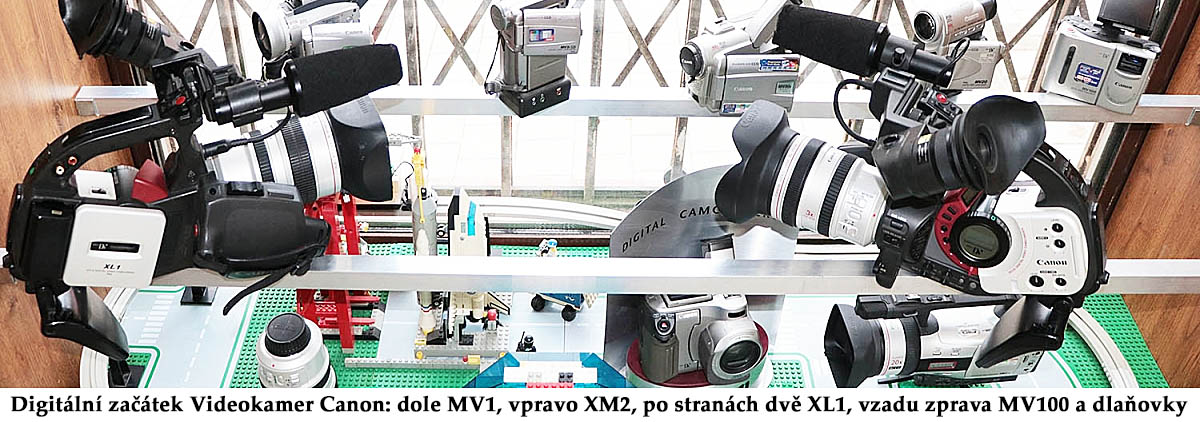 Začátek digitální éry Videokamer Canon s raketoplánem Začátek digitální éry Videokamer Canon s raketoplánem