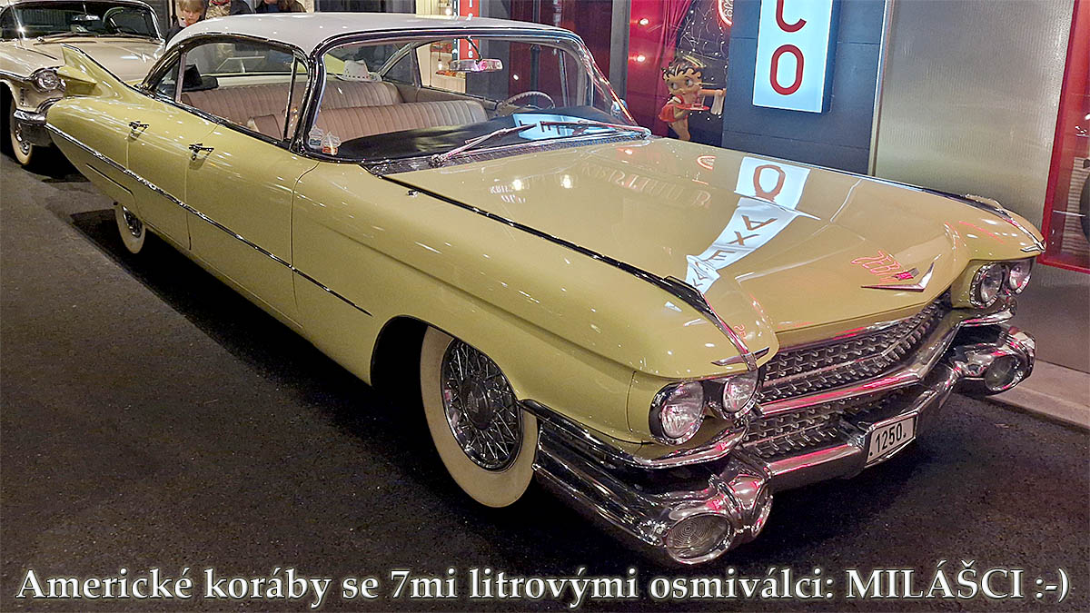 Americké bouráky se 7mi litrovými osmiválci: klasika...