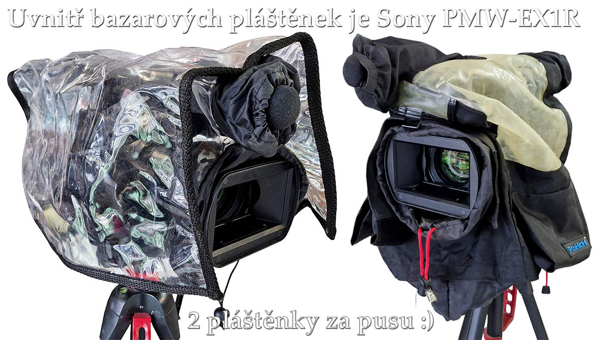 Pláštěnky na Vieokamery z našeho Bazaru jsou LEVNÉ