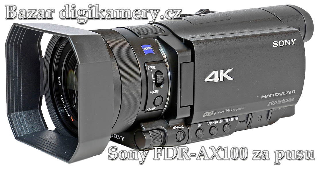Poutavá nabídka poloprofesionální kamery Sony AX100