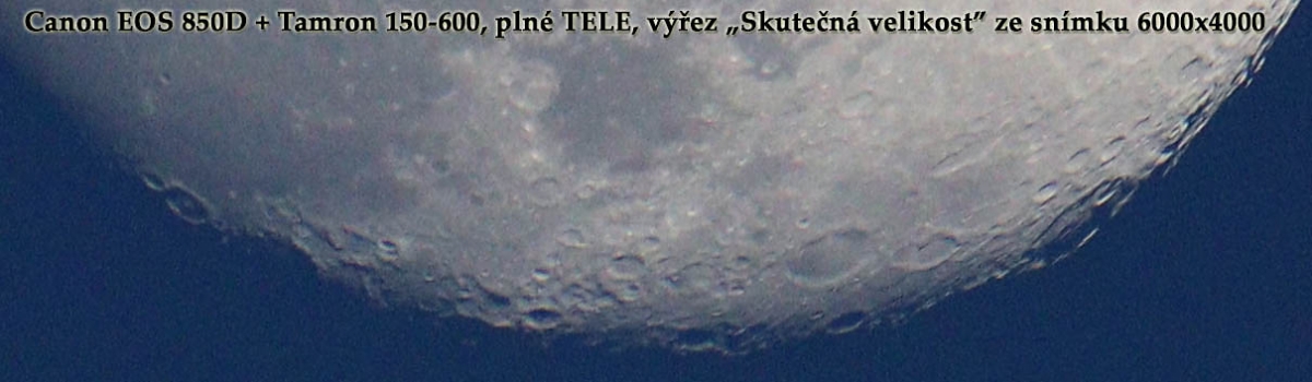 Canon 850D a Tamron 150-600: výřez z plné nálože...