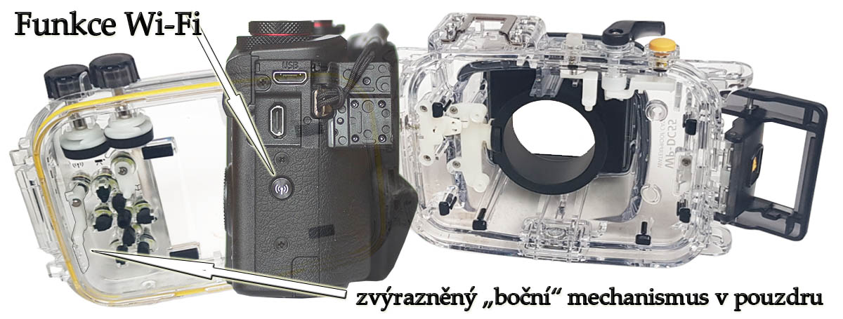 Názorný snímek mechanismu k aktivaci funkce Wi-Fi... Názorný snímek mechanismu k aktivaci funkce Wi-Fi...