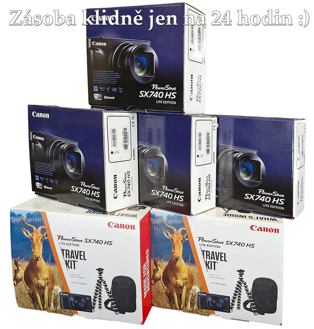 Zásoba představeného modelu SX740, která nevydrží...