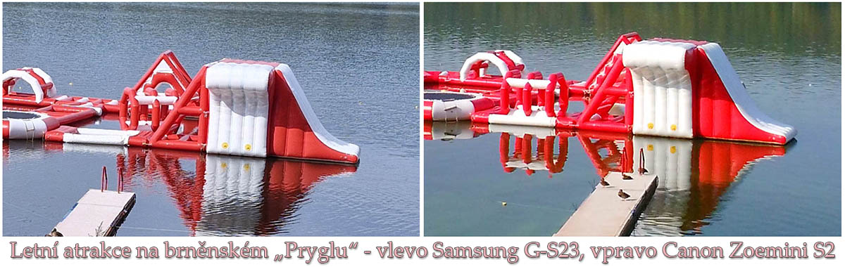 Srovnání snímků z mobilu S-G23 a Foťáku C-Zoemini S2