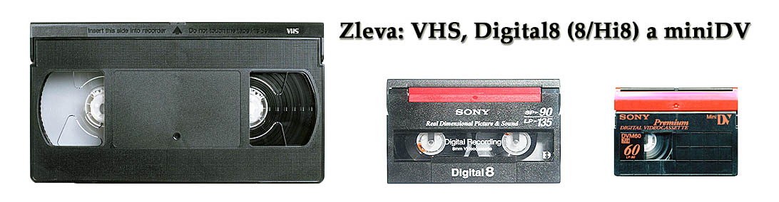 Páskové kazety pro Videozáznam: tři druhy za všechny Páskové kazety pro Videozáznam: tři druhy za všechny